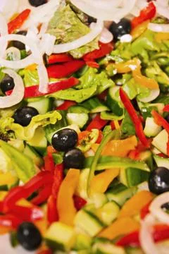 Salad vegetables Stock Photos