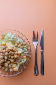 Salad with vegetables Stockfoto's