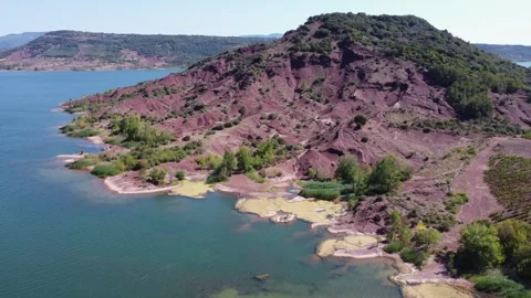 The salagou mountains Stock Footage 247295149