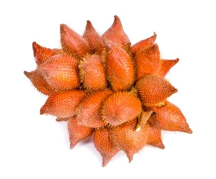 Salak isolated on white background Fotos de archivo