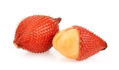 Salak on white background. full depth of field Stock Photos