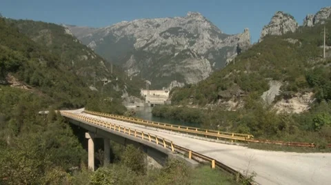 Salakovac dam and bridge 5 動画素材 8663025