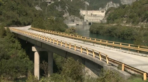 Salakovac dam and bridge 6 Видео 8663148