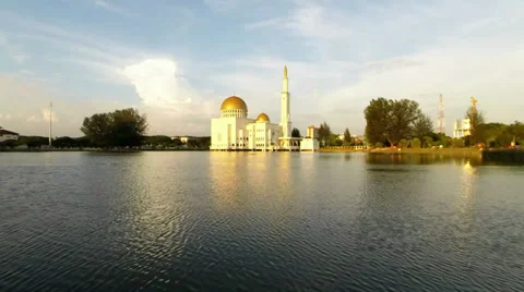 As-Salam Mosque Timelapse Video stock 39273452