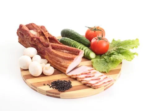 Salam with spice`s on board Stock Photos