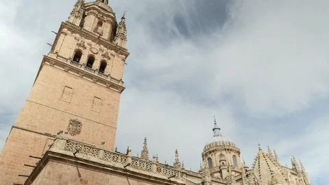 Salamanca cathedral Stock Footage 105895149