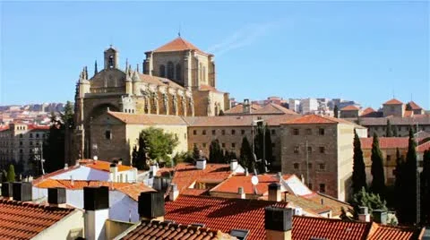 Salamanca View Stock Footage 21620926