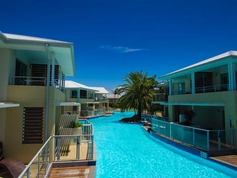 Salamander Bay - Oaks Pacific Blue  Stock Photos