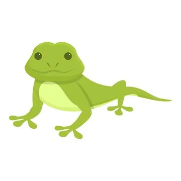 Salamander icon cartoon vector. Lizard animal Stock Illustration