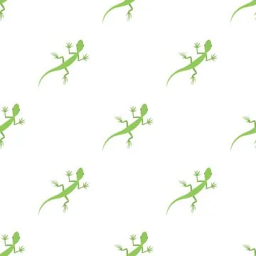 Salamander pattern seamless vector Stock Illustration