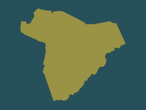 Salamat, Chad. Solid color shape Stock Illustration