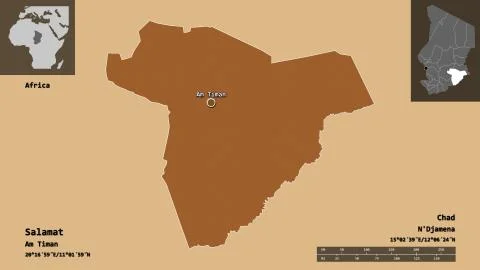 Salamat, region of Chad. Previews. Pattern イラスト素材