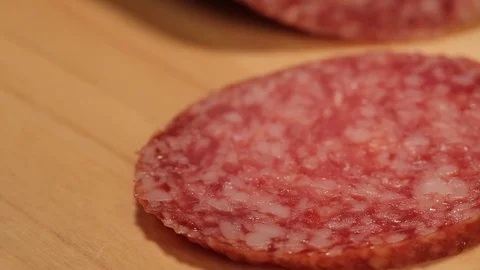 Salami Stock Footage 73997193