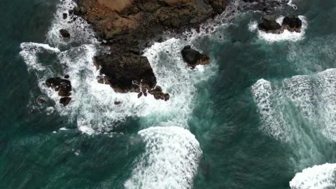 Salango manabi ecuador drone Vídeos de archivo 134914377