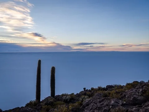 Salar de Uyuni timelapse Stock Footage 70828033