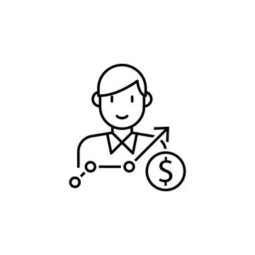 Salary icon. Element of interview icon Stock Illustration