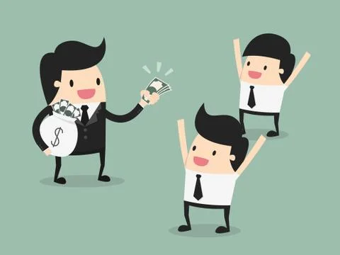 Salary Stock Illustration