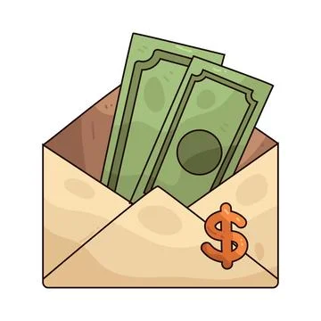 Salary illustration Illustrazione stock