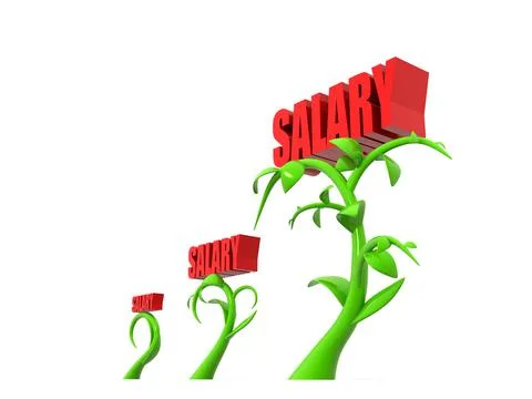 Salary tree Stock Illustration