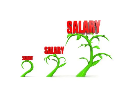 Salary tree Stock Illustration
