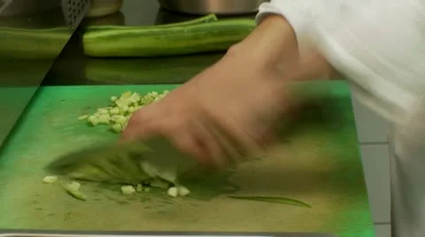 Salat-Sliceing cucumber Video stock 9516869
