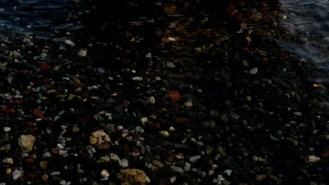 A salat table located in the sea Stock Footage 112667265