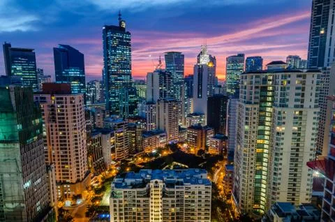 Salcedo Village, Makati City Stock Photos