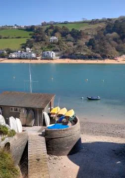 Salcombe, Devon Foto stock