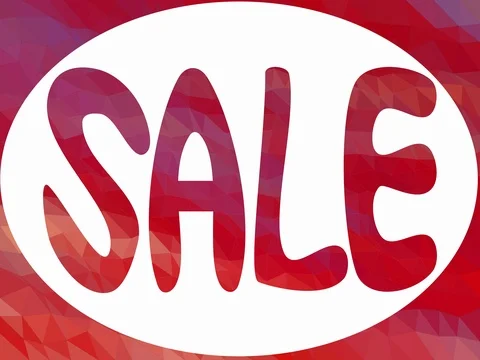 Sale 2D marketing animation 4k. Stock Footage 74497853