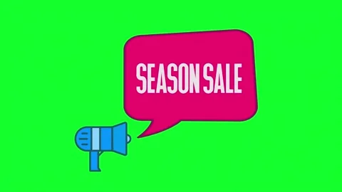 Sale. 4K animated text background for social media marketing advertising Vídeos de archivo 153847271