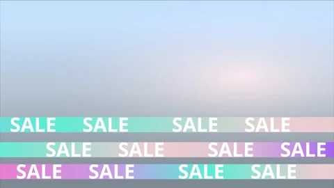 Sale abstract motion video for web banners and social media, pink, purple and Stock Footage 142911202