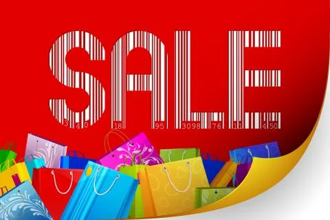 Sale Background 스톡 일러스트