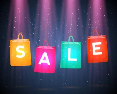Sale background Stock Illustration