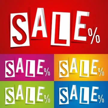 Sale Backgrounds Stock Illustration