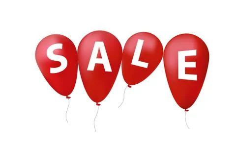 Sale balloon Stock Illustration