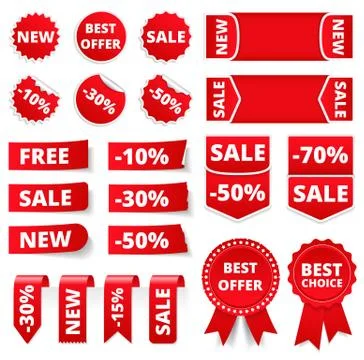 Sale Banners Illustrazione stock