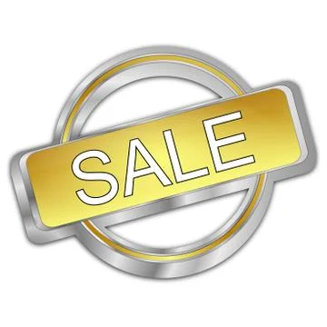 Sale button Stock Illustration