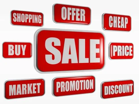 Sale concept Stock Illustration