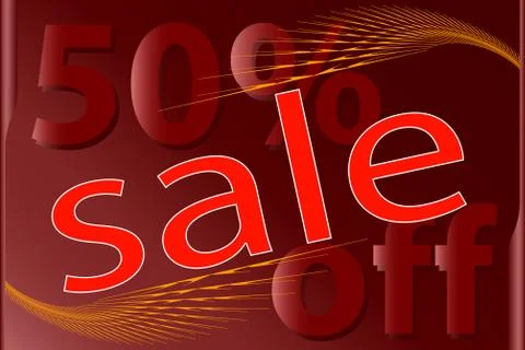 Sale design template Stock Illustration