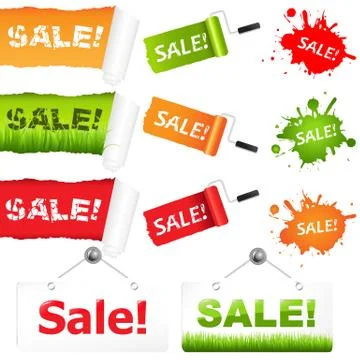 Sale elements Stock Illustration
