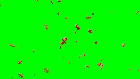 Sale falling video, 3d background Stock Footage 278247743