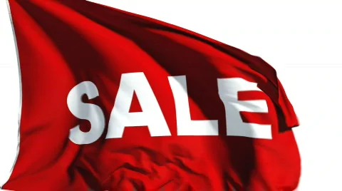 Sale flag Stock Footage 828812