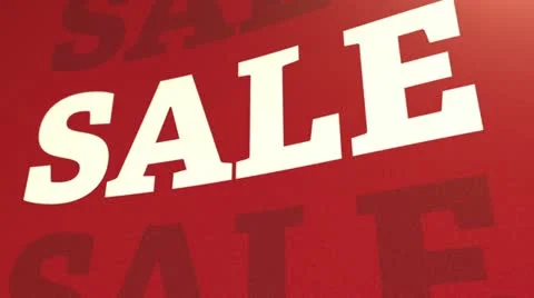 Sale flag, seamless loop. Stock-Footage 11403385