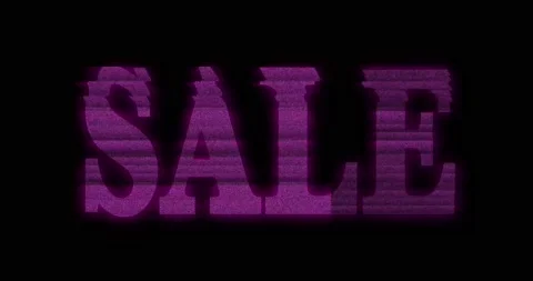 Sale-glitch Stock Footage 170381234