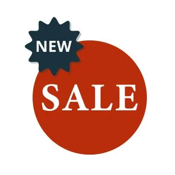 Sale icon. Creative element design from shopping sticker icons collection. Pixel Ilustração Stock
