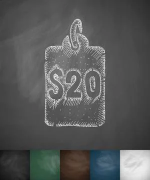SALE icon. Hand drawn vector illustration Stock Illustration