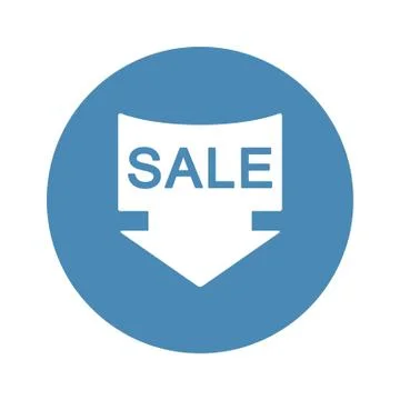 Sale Icon Vector flat design style Stock Illustration