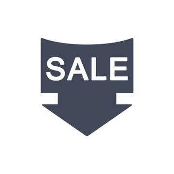 Sale Icon Vector flat design style Stock Illustration