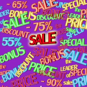Sale Illustrazione stock