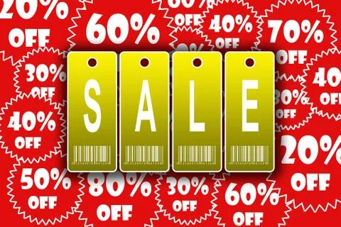 Sale Stock Illustration